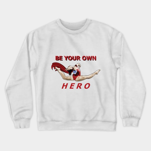 Saving Our Survivors White Crewneck Sweatshirt by GymCastic